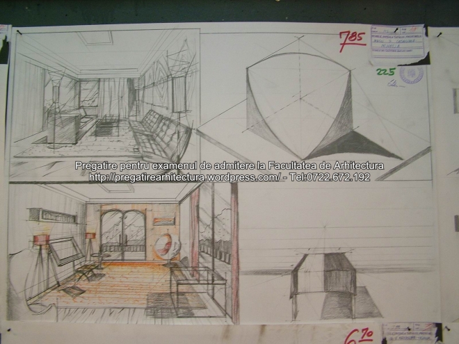 Examen admitere UAUIM 2015 - Arhitectura de interior - 225