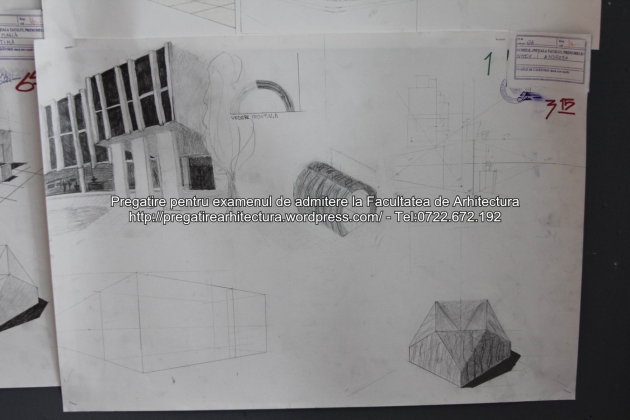 Planse examen de admitere - Facultatea de arhitectura UAUIM - Septembrie 2015 - 001