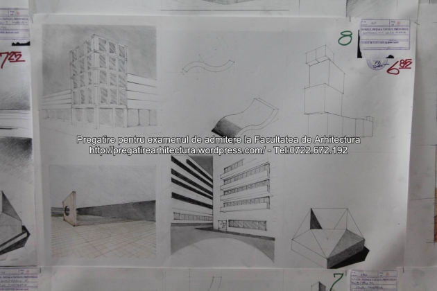 Planse examen de admitere - Facultatea de arhitectura UAUIM - Septembrie 2015 - 008