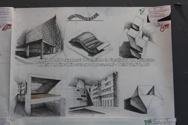 Planse examen de admitere - Facultatea de arhitectura UAUIM - Septembrie 2015 - 019