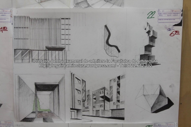 Planse examen de admitere - Facultatea de arhitectura UAUIM - Septembrie 2015 - 022