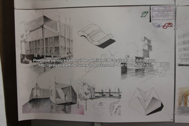 Planse examen de admitere - Facultatea de arhitectura UAUIM - Septembrie 2015 - 027