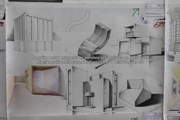 Planse examen de admitere - Facultatea de arhitectura UAUIM - Septembrie 2015 - 071
