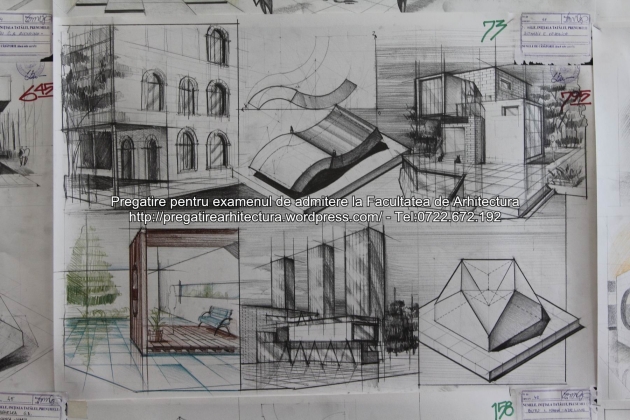 Planse examen de admitere - Facultatea de arhitectura UAUIM - Septembrie 2015 - 073