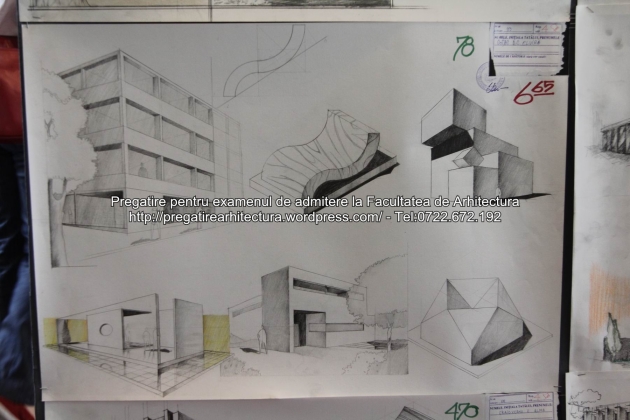 Planse examen de admitere - Facultatea de arhitectura UAUIM - Septembrie 2015 - 078
