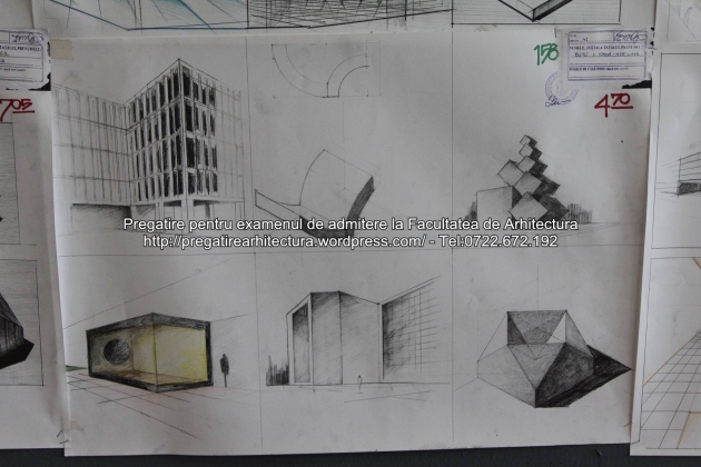 Planse examen de admitere - Facultatea de arhitectura UAUIM - Septembrie 2015 - 158