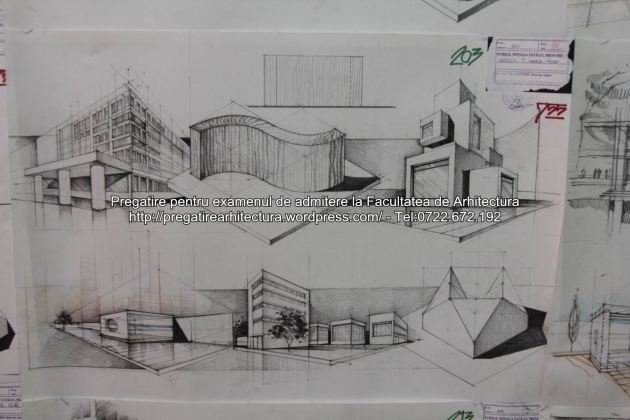 Planse examen de admitere - Facultatea de arhitectura UAUIM - Septembrie 2015 - 203