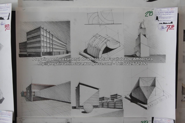 Planse examen de admitere - Facultatea de arhitectura UAUIM - Septembrie 2015 - 218