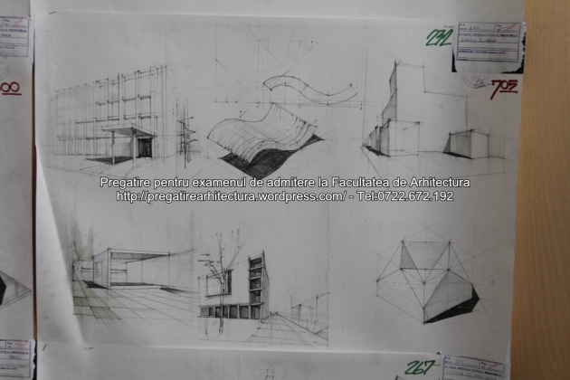 Planse examen de admitere - Facultatea de arhitectura UAUIM - Septembrie 2015 - 232