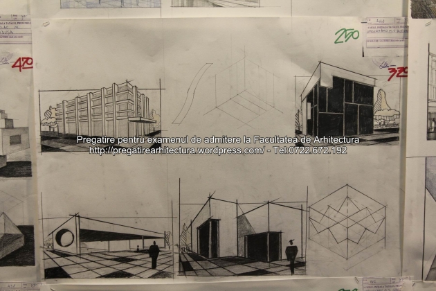 Planse examen de admitere - Facultatea de arhitectura UAUIM - Septembrie 2015 - 250