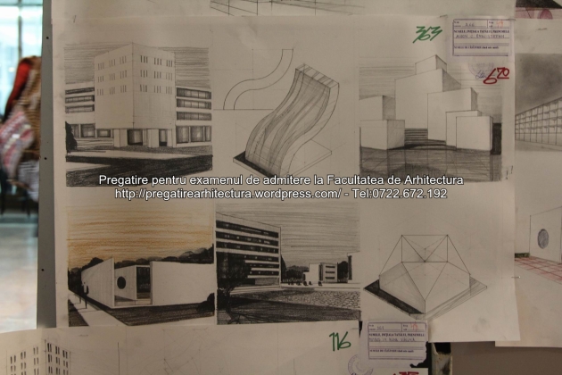 Planse examen de admitere - Facultatea de arhitectura UAUIM - Septembrie 2015 - 363