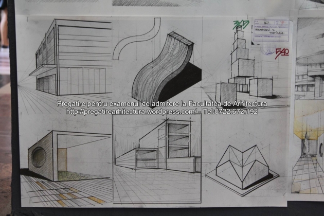 Planse examen de admitere - Facultatea de arhitectura UAUIM - Septembrie 2015 - 365