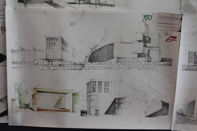 Planse examen de admitere - Facultatea de arhitectura UAUIM - Septembrie 2015 - 370