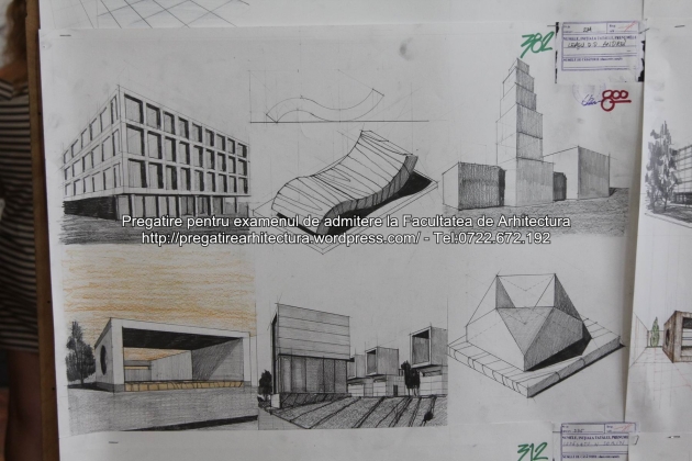 Planse examen de admitere - Facultatea de arhitectura UAUIM - Septembrie 2015 - 382