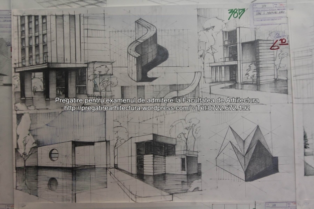 Planse examen de admitere - Facultatea de arhitectura UAUIM - Septembrie 2015 - 385
