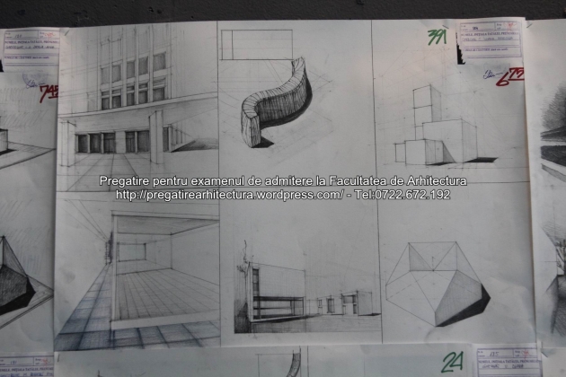 Planse examen de admitere - Facultatea de arhitectura UAUIM - Septembrie 2015 - 391