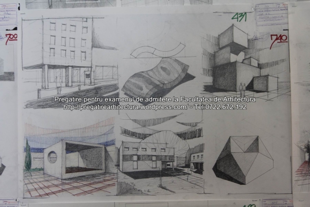 Planse examen de admitere - Facultatea de arhitectura UAUIM - Septembrie 2015 - 431
