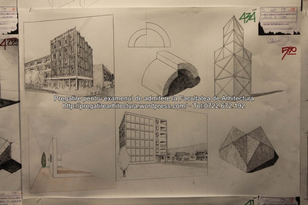 Planse examen de admitere - Facultatea de arhitectura UAUIM - Septembrie 2015 - 434
