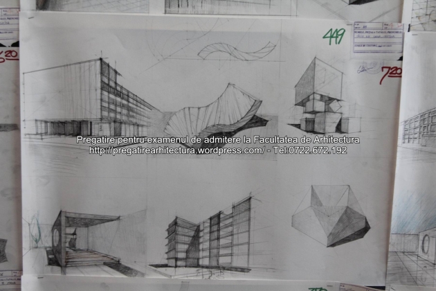 Planse examen de admitere - Facultatea de arhitectura UAUIM - Septembrie 2015 - 449