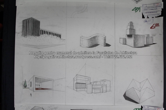 Planse examen de admitere - Facultatea de arhitectura UAUIM - Septembrie 2015 - 451