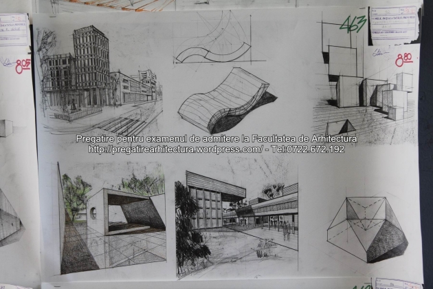 Planse examen de admitere - Facultatea de arhitectura UAUIM - Septembrie 2015 - 463