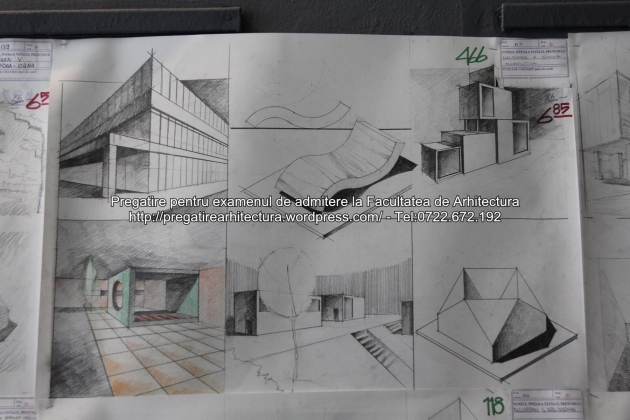 Planse examen de admitere - Facultatea de arhitectura UAUIM - Septembrie 2015 - 466
