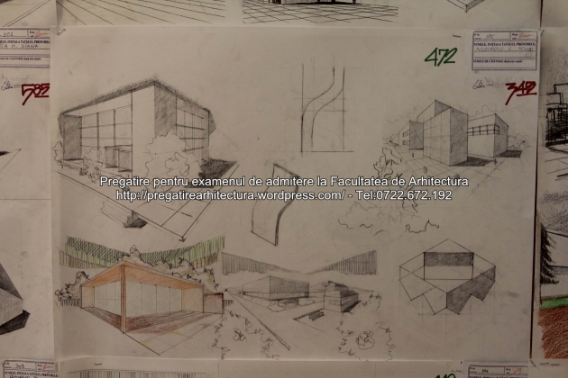 Planse examen de admitere - Facultatea de arhitectura UAUIM - Septembrie 2015 - 472