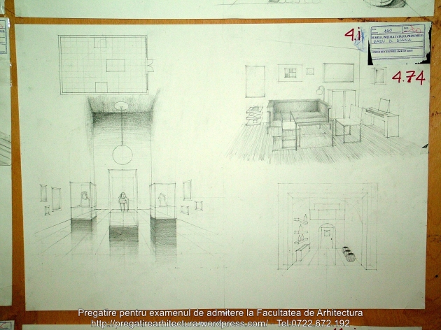 004 - Planse examen admitere Arhitectura de Interior - UAUIM 2016