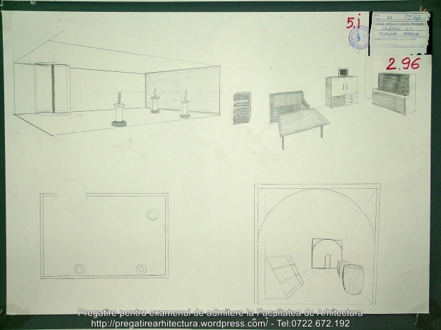 005 - Planse examen admitere Arhitectura de Interior - UAUIM 2016