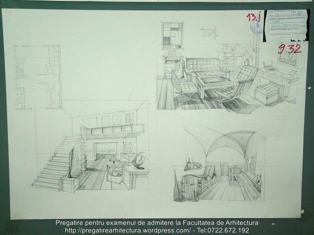 013 - Planse examen admitere Arhitectura de Interior - UAUIM 2016