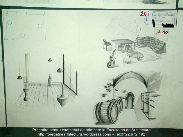 026 - Planse examen admitere Arhitectura de Interior - UAUIM 2016