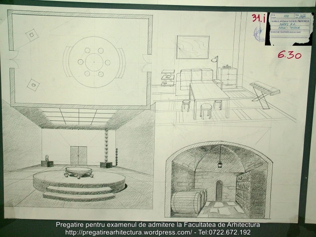 031 - Planse examen admitere Arhitectura de Interior - UAUIM 2016