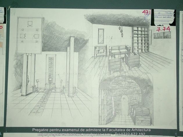 047 - Planse examen admitere Arhitectura de Interior - UAUIM 2016