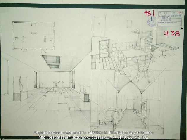 048 - Planse examen admitere Arhitectura de Interior - UAUIM 2016