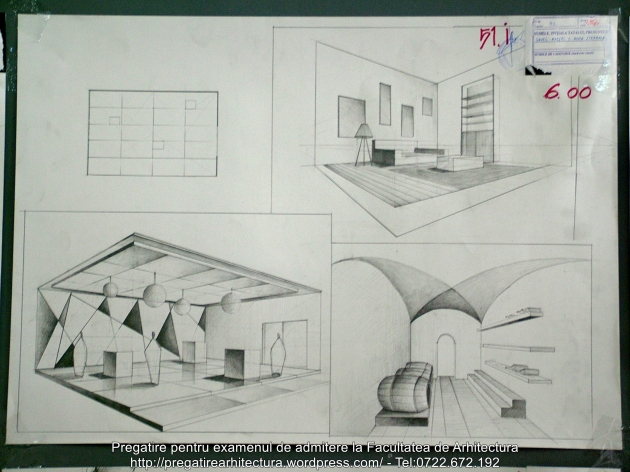 051 - Planse examen admitere Arhitectura de Interior - UAUIM 2016