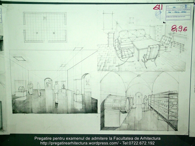 061 - Planse examen admitere Arhitectura de Interior - UAUIM 2016