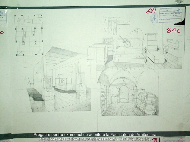 067 - Planse examen admitere Arhitectura de Interior - UAUIM 2016