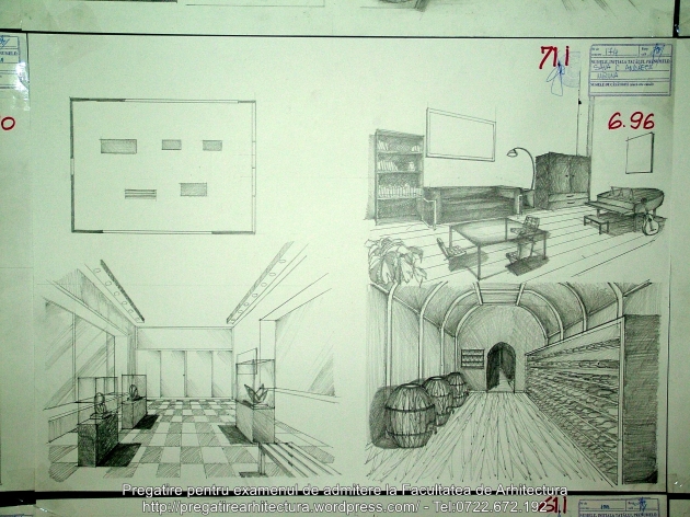 071 - Planse examen admitere Arhitectura de Interior - UAUIM 2016