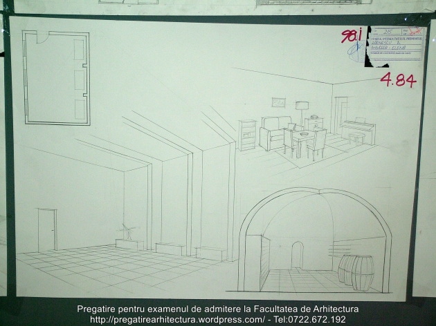098 - Planse examen admitere Arhitectura de Interior - UAUIM 2016