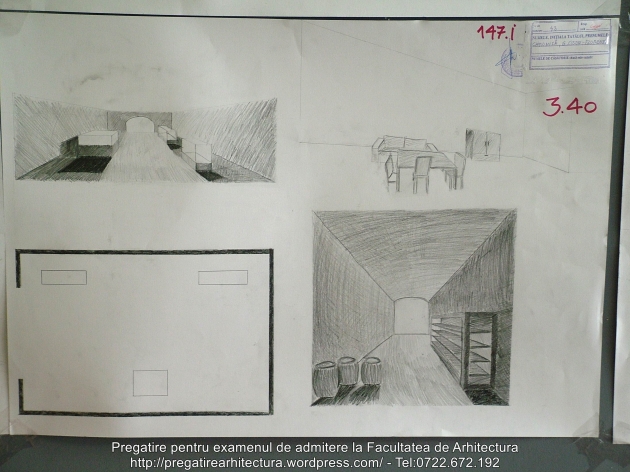 147 - Planse examen admitere Arhitectura de Interior - UAUIM 2016