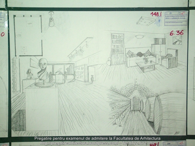 148 - Planse examen admitere Arhitectura de Interior - UAUIM 2016